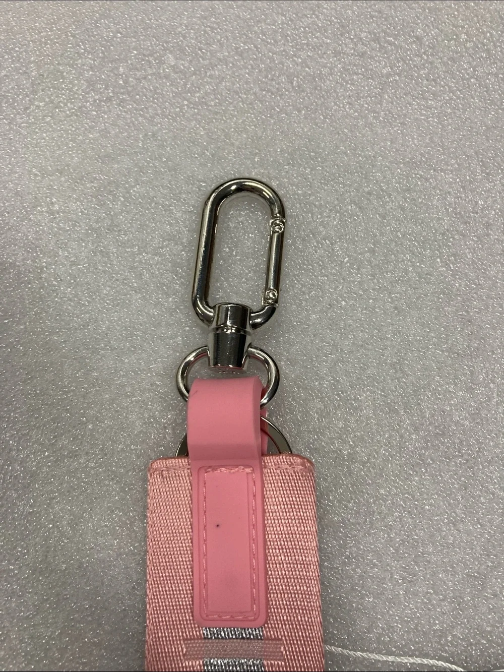 lululemon athletica Pink Never Lost Keychain Wristlet